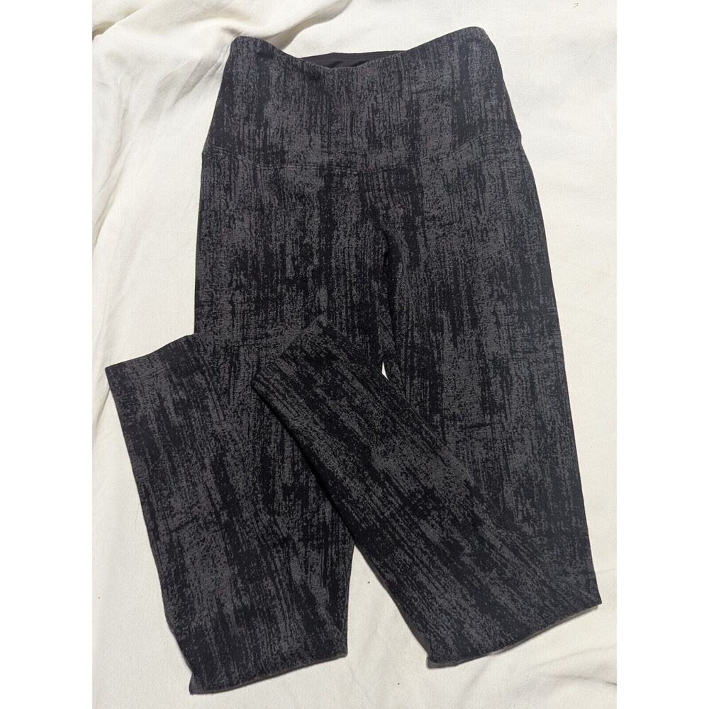 Lyssé Womens Blackwash High waisted Leggings XS athleisure comfort‎ stretch